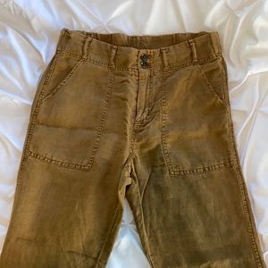 Linen baggy brown C&C pants